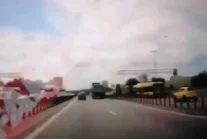 wideo z momenuy wypadku - słaba jakość