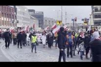antyszczepionkowcy protestowali we Wrocławiu