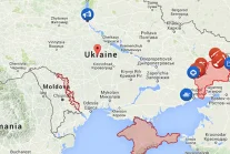 Interaktywna mapa live konfliktu Ukrainskiego