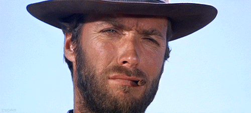 Clint Eastwood kiwa głową #gif #clinteastwood - kamil1210 - Wykop.pl