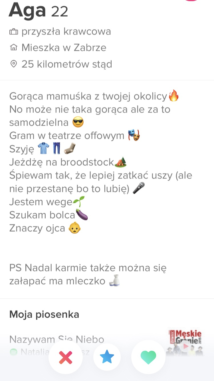 Najlepszy profil na tinderze, jaki kiedykolwiek... - Kieres - Wykop.pl