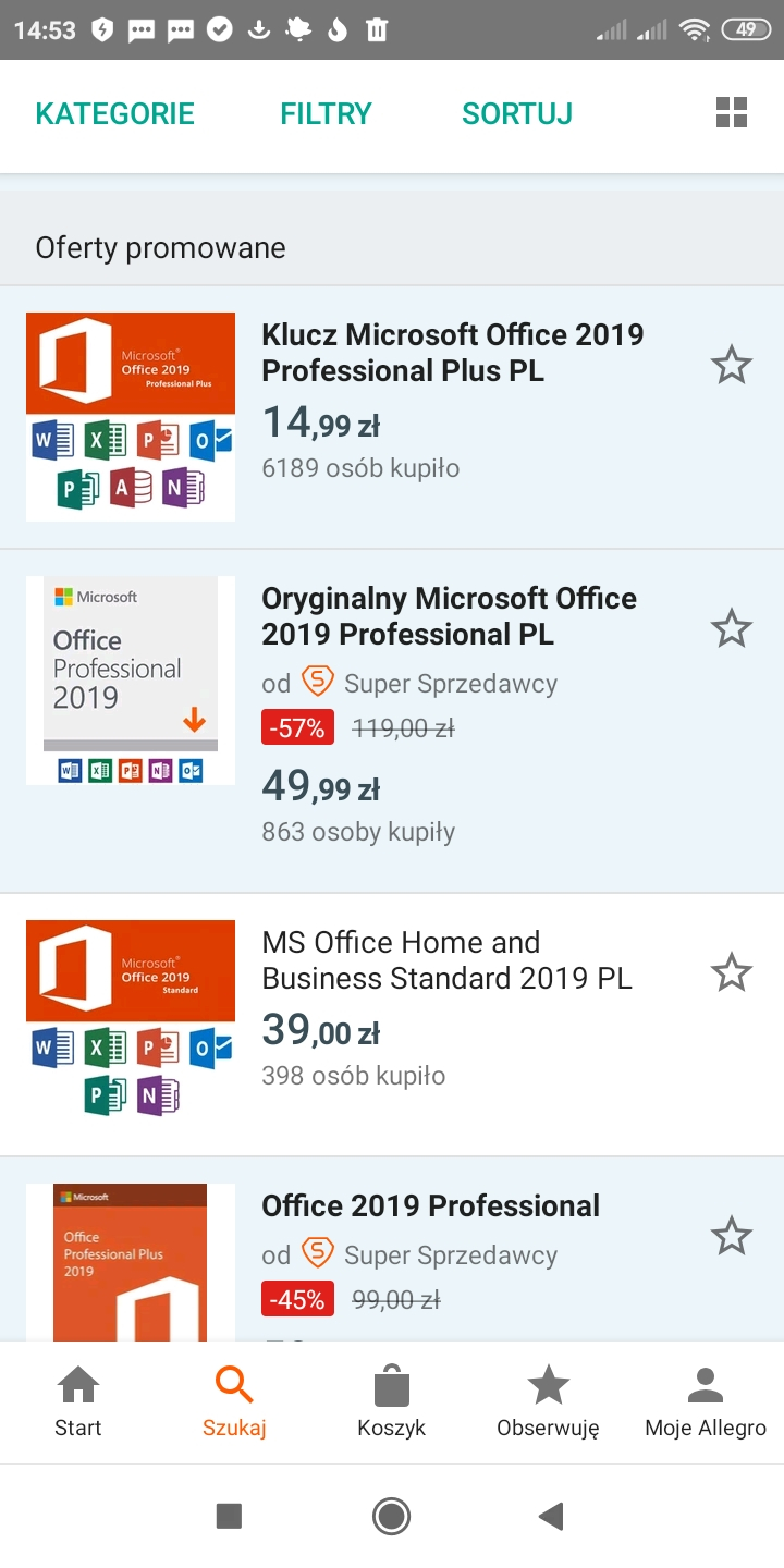 Te Kody Na Microsoft Office Sa Legitne Allegro Slamowir Wykop Pl