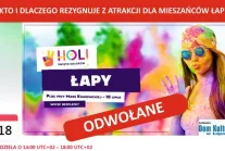 W mieście Łapy pod naciskiem wspólnot parafialnych odwołano Holi Święto Kolorów