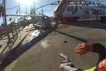 Policja ratuje nieprzytomnego pilota na sekundy przed zderzeniem z pociągiem!