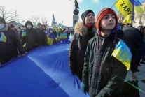 Tysiące osób w Charkowie wyszło na ulicę „zatrzymać rosyjską agresję ”