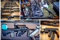 CBŚP przejęło prawdziwy arsenał broni uderzając w grupę handlarzy (GALERIA+FILM)