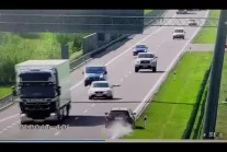 Kierowca BMW jechał pod prąd drogą ekspresową  S17 w kierunku Lublina (22-05-12)