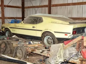 Ford Mustang Boss 351 spędził 46 lat w stodole
