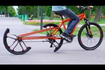 rower z połówkami koła