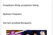 Gdy chcesz przeczytać artykuł o treści hymnu na polskim portalu w 2022 r.