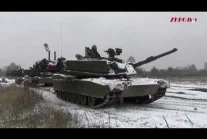Polscy czołgiści strzelają z Abramsów