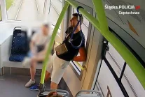 Częstochowa. Brutalny atak w tramwaju. Policja publikuje wizerunek agresora