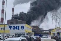 Ogromny pożar w Rosji. Zapaliła się elektrociepłownia, kłęby dymu