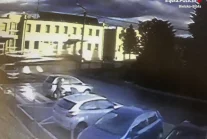 Samochód widmo na parkingu w Jasienicy [wideo]