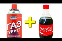 Cocal Cola + propan = rakieta