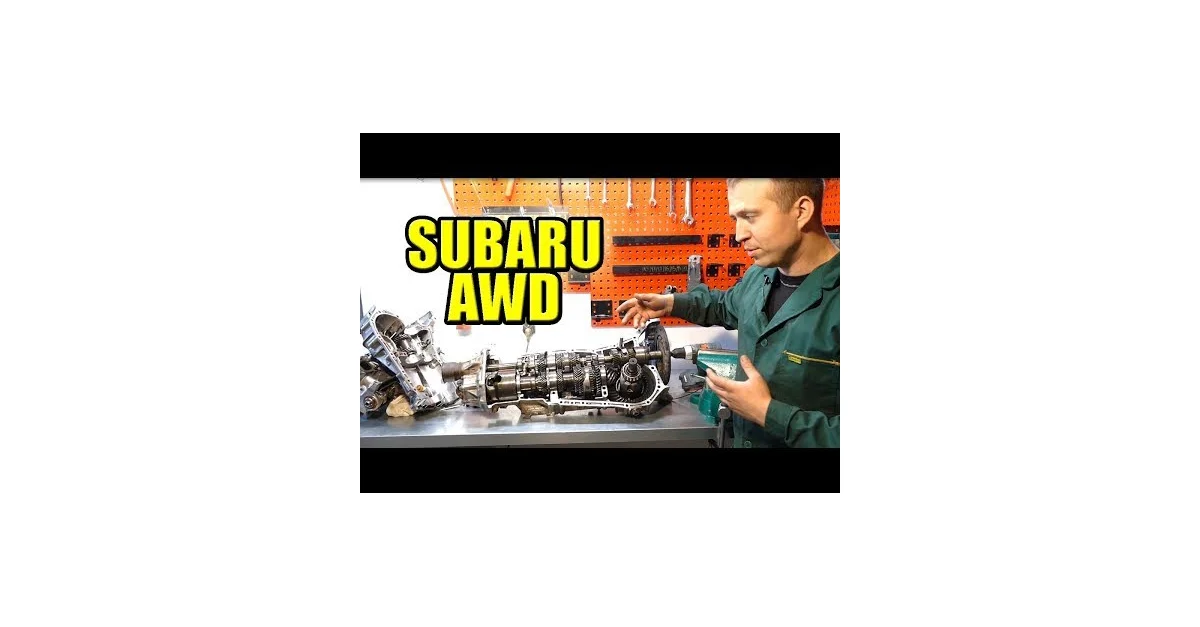 Sekcja Skrzyni Biegów Subaru Forester 4X4, Jak Działa Symmetrical... - Wykop.pl