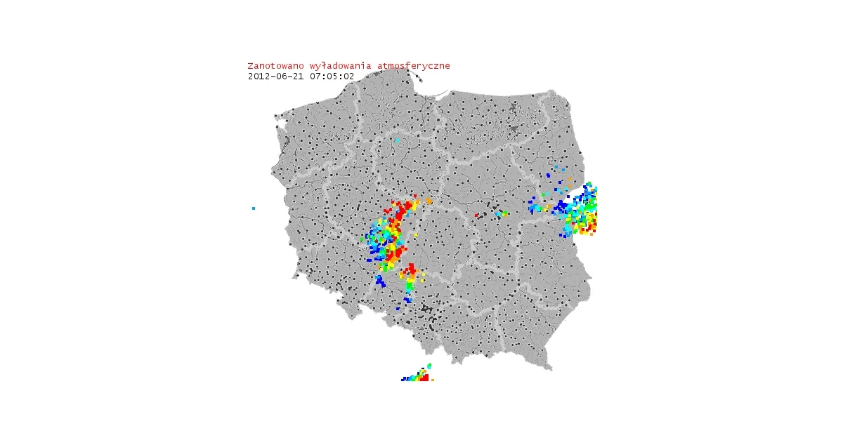 Mapa burzowa na żywo - Wykop.pl