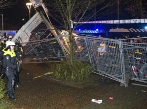 Największe zamieszki antyimigranckie w Holandii