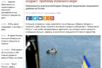 Manipulacje rosyjskich mediów o zajęciu okrętów ukraińskiej marynarki...
